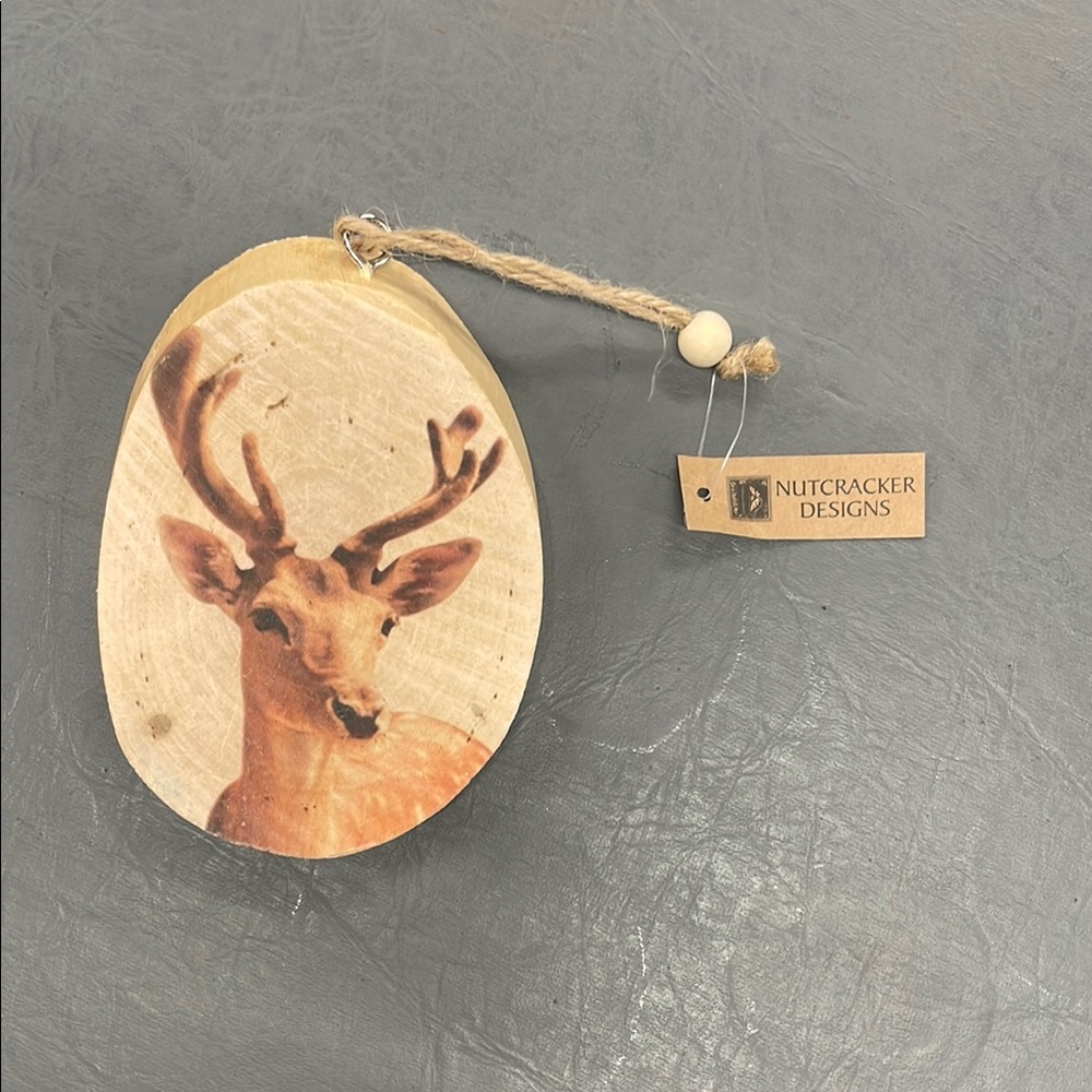 Deer Ornament - Natural Brown